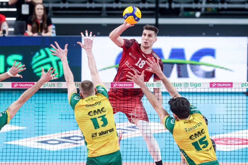 Volleyball. PlusLiga. Aluron CMC Warta Zawiercie - Asseco Resovia Rzeszow. 29.03.2025