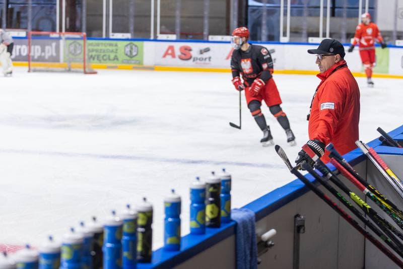 Ice Hockey. Poland national team. Training. 13.12.2022