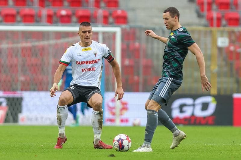 Football. Fortuna I Liga. GKS Tychy - Lechia Gdansk. 05.11.2023