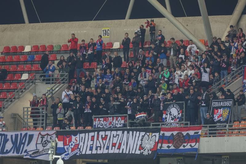 Football. Fortuna Puchar Polski. Podbeskidzie Bielsko-Biala - Pogon Szczecin. 07.11.2023