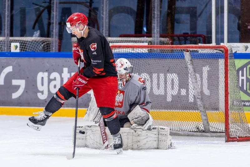 Ice Hockey. Poland national team. Training. 13.12.2022