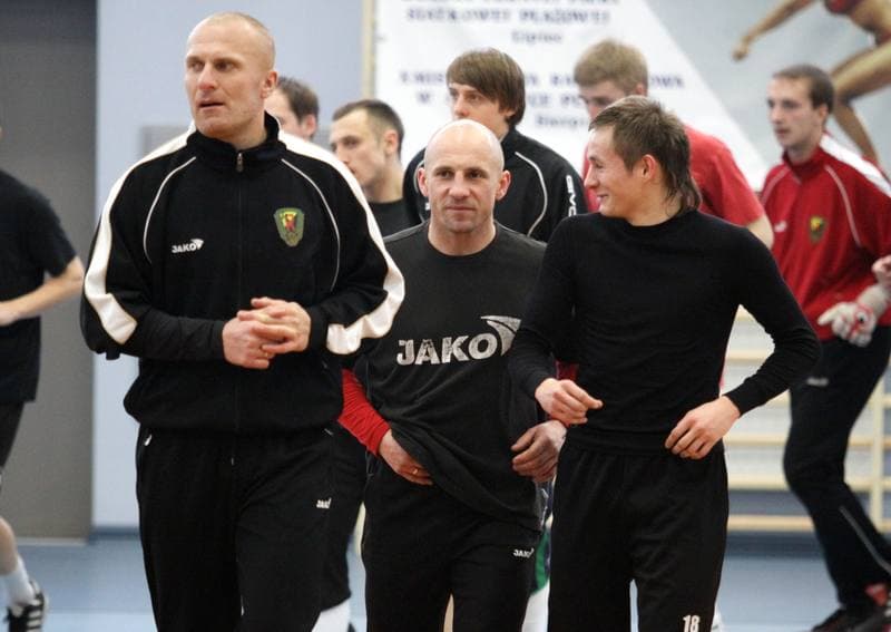Football. Ruch Radzionkow. Training. 05.01.2011