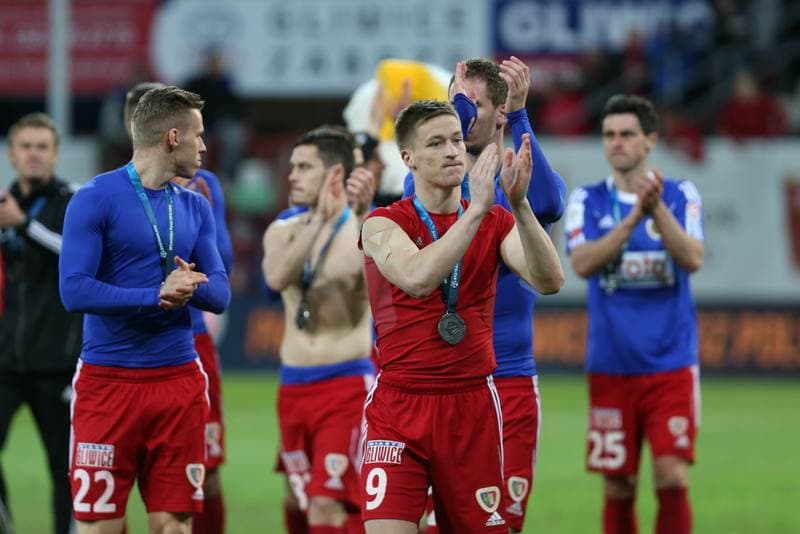Football. Ekstraklasa. Piast Gliwice - Zaglebie Lubin. 15.05.2016