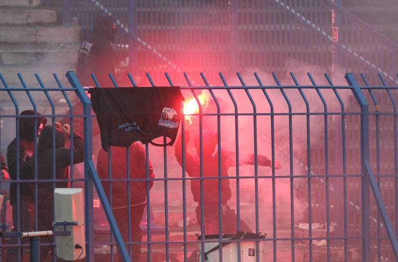 Football. T-Mobile Ekstraklasa. Ruch Chorzow - Gornik Zabrze. 15.04.2012