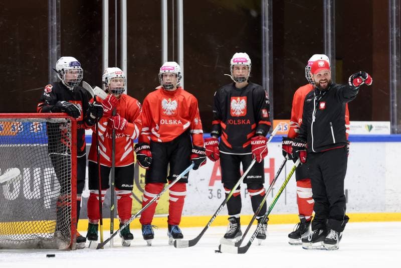 Ice Hockey. Poland national team. Training. 05.02.2024