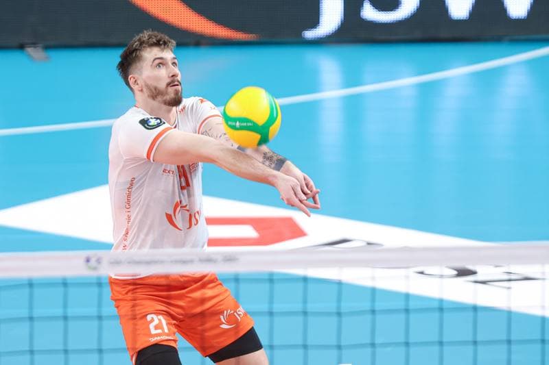 Volleyball. CEV Champions League. Jastrzebski Wegiel - Gas Sales Daiko Piacenza. 28.02.2024