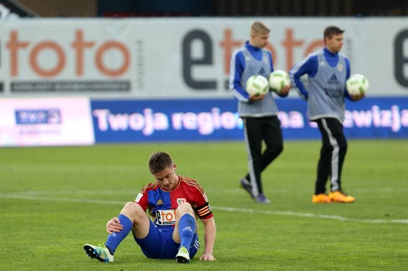 Football. Ekstraklasa. Piast Gliwice - Zaglebie Lubin. 15.05.2016