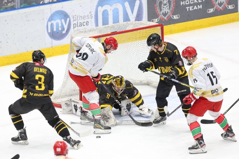Ice Hockey. Tauron Hokej Liga. Zaglebie Sosnowiec - GKS Katowice. 12.03.2024