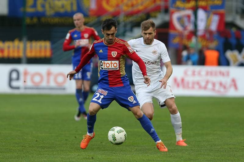 Football. Ekstraklasa. Piast Gliwice - Zaglebie Lubin. 15.05.2016