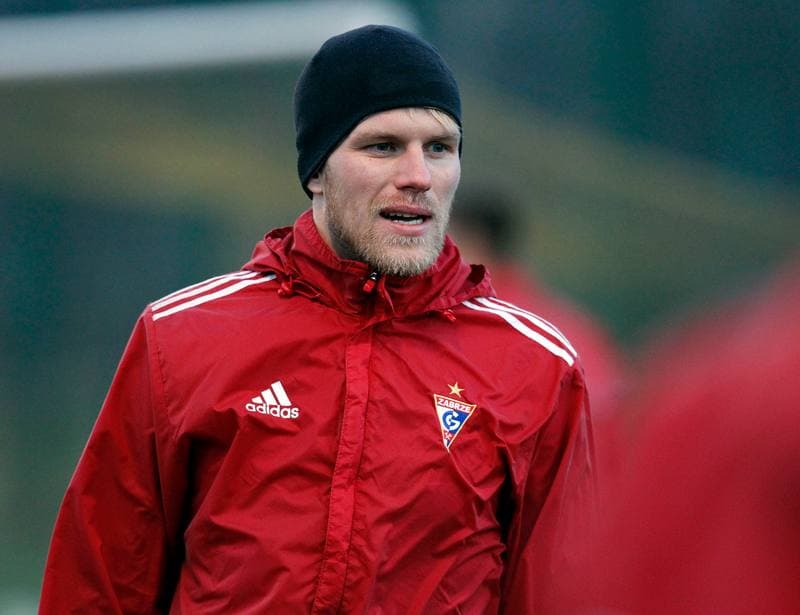 Football. Gornik Zabrze. Training. 08.01.2014