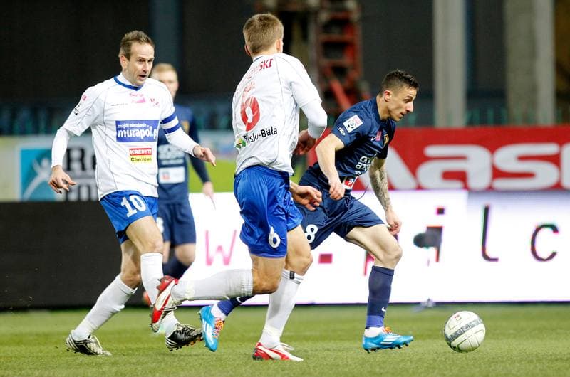 Football. PKO BP Ekstraklasa. Podbeskidzie Bielsko Biala - Pogon Szczecin. 17.08.2015