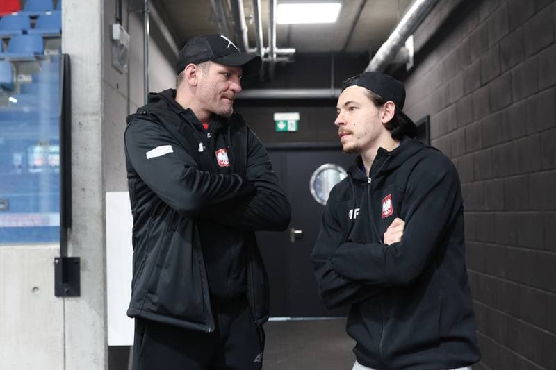 Ice Hockey. Poland national team. Training. 17.04.2024