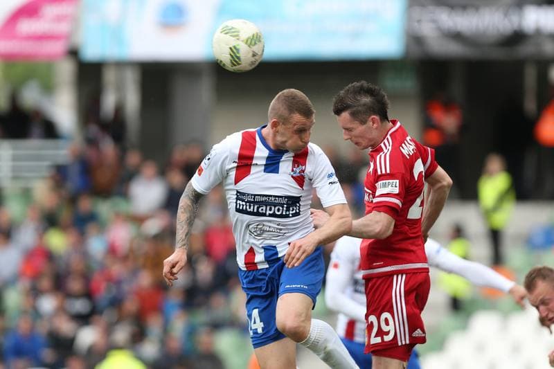Football. Ekstraklasa. Podbeskidzie Bielsko-Biala - Wisla Krakow. 14.05.2016