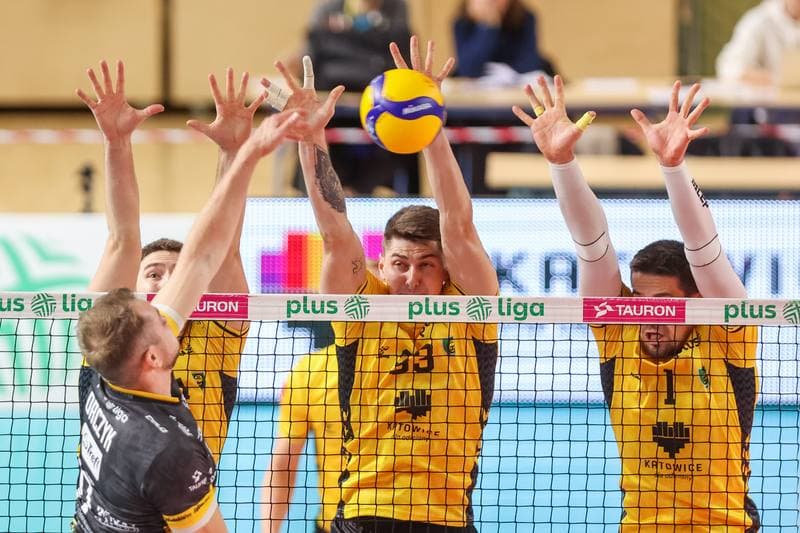 Volleyball. PlusLiga. GKS Katowice - Trefl Gdansk. 22.10.2023