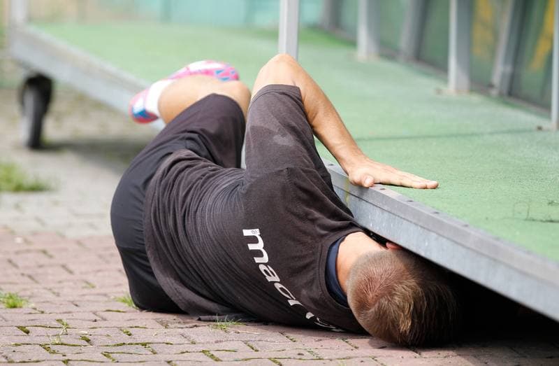 Football. GKS Katowice. Training. 28.05.2015