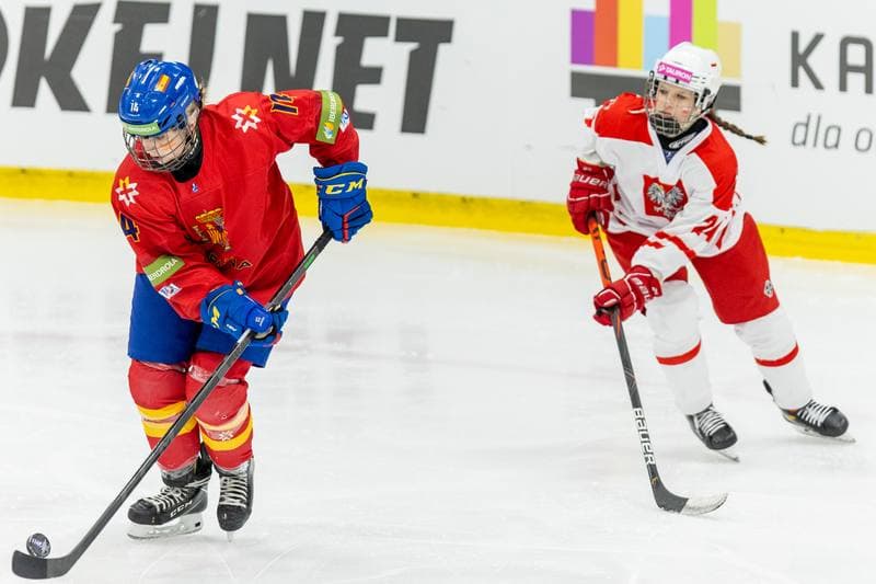Ice Hockey. Women's U18 World Championship Division 1B. Poland - Spain. 13.01.2023