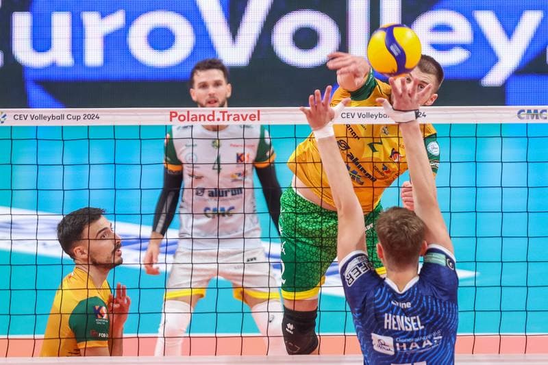 Volleyball. CEV Cup. Aluron CMC Warta Zawiercie - TSV Raiffeisen Hartberg. 25.10.2023