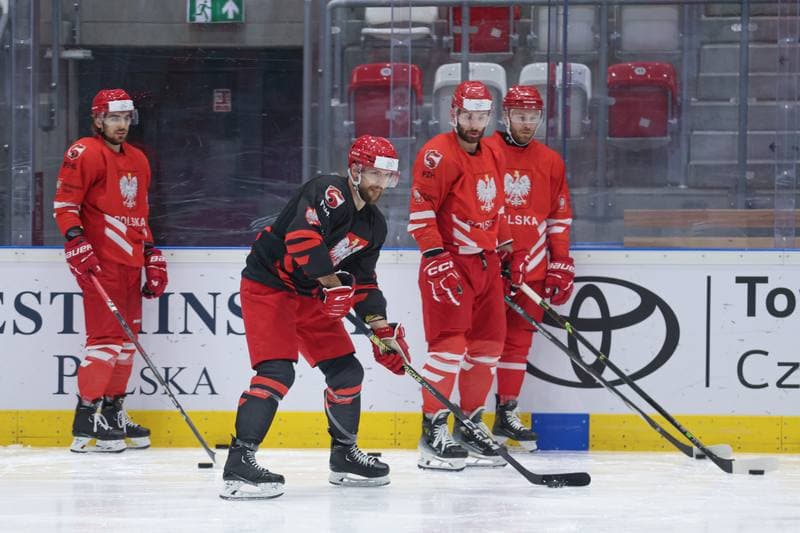 Ice Hockey. Poland national team. Training. 06.05.2024