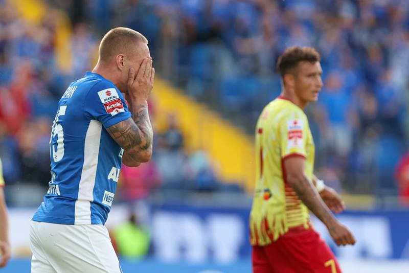 Football. Betclic I liga. Ruch Chorzow - Znicz Pruszkow. 28.07.2024