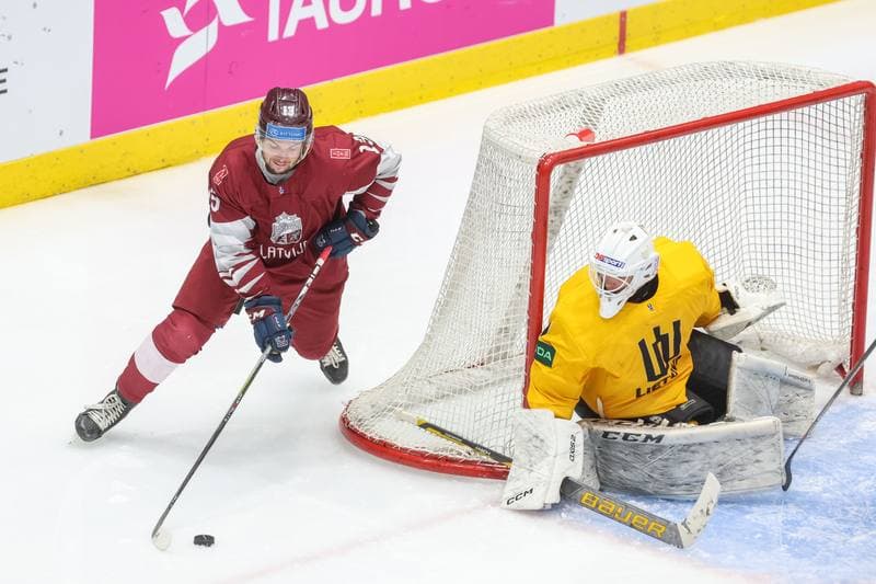 Ice Hockey. Euro Ice Hockey Challenge. Latvia - Lithuania. 09.11.2023