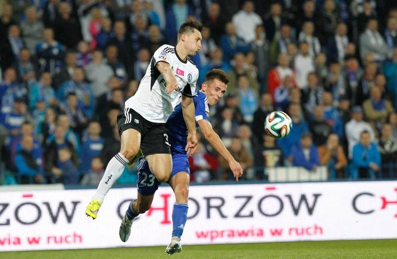 Football. T-Mobile Ekstraklasa. Ruch Chorzow - Legia Warsaw. 24.04.2015