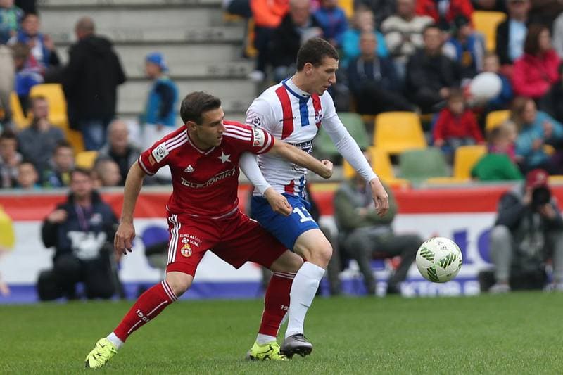 Football. Ekstraklasa. Podbeskidzie Bielsko-Biala - Wisla Krakow. 14.05.2016