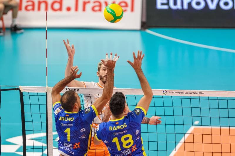 Volleyball. CEV Champions League. Jastrzebski Wegiel - Guaguas Las Palmas. 22.11.2023