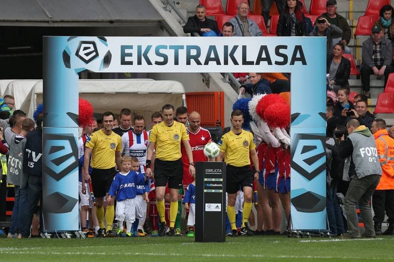 Football. Ekstraklasa. Podbeskidzie Bielsko-Biala - Wisla Krakow. 14.05.2016