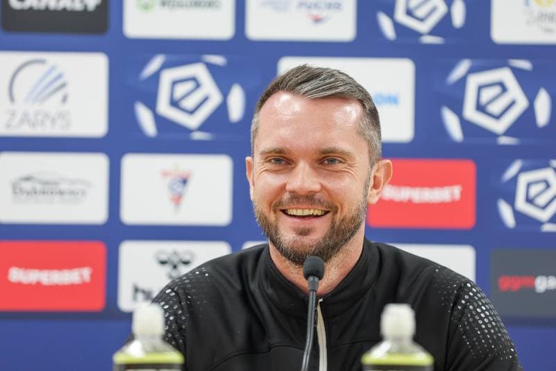Football. Gornik Zabrze. Press Conference. 16.03.2023