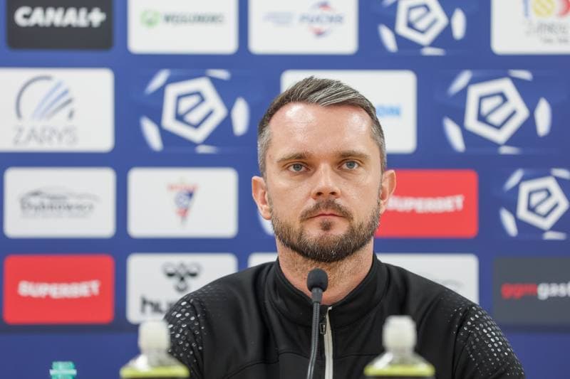 Football. Gornik Zabrze. Press Conference. 16.03.2023