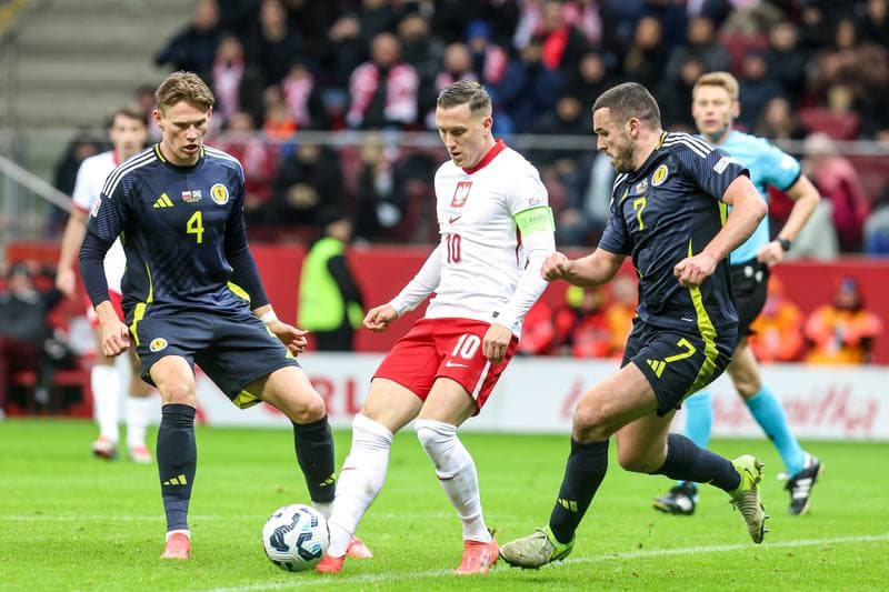Football. UEFA Nations League. Poland - Scotland. 18.11.2024