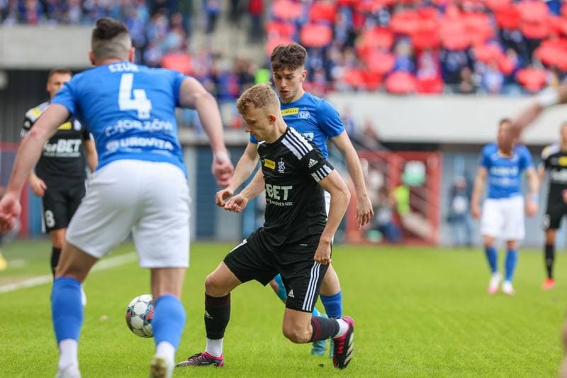 Football. Fortuna I Liga. Ruch Chorzow - LKS Lodz. 19.03.2023