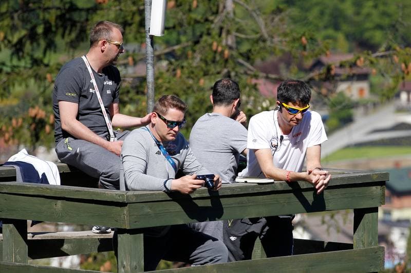 Ski Jumping. Poland national team. Training. 12.05.2016