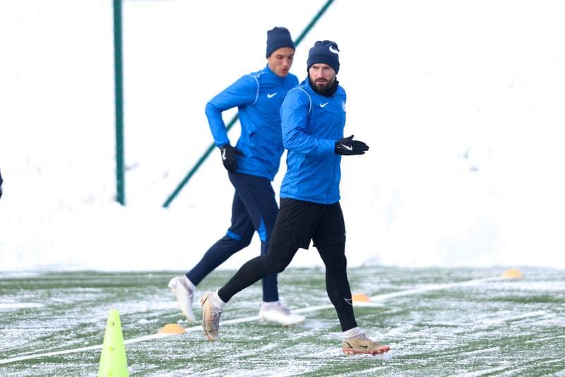Football. Ruch Chorzow. Training. 08.01.2024