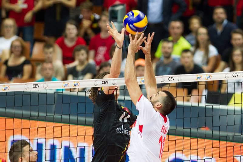 Volleyball. CEV EuroVolley. Belgium - Turkey. 27.08.2017
