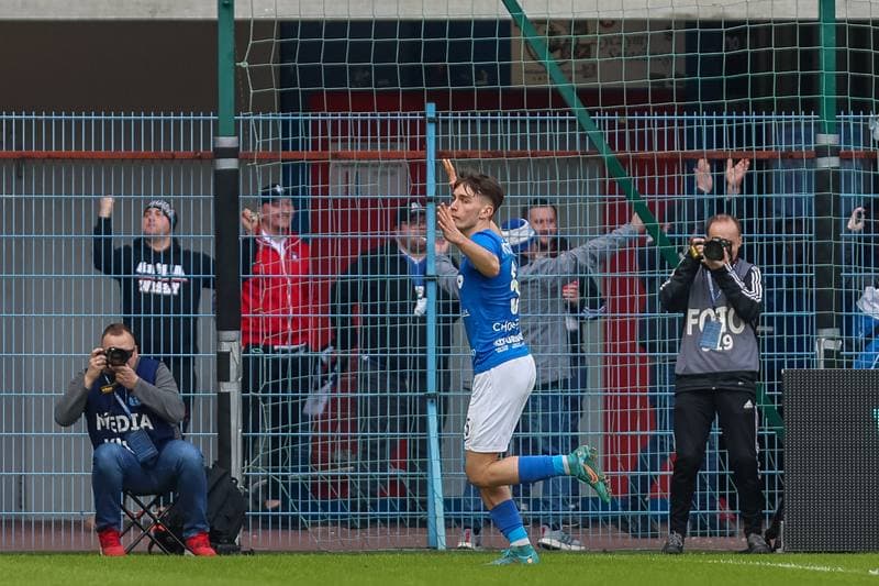 Football. Fortuna I Liga. Ruch Chorzow - LKS Lodz. 19.03.2023