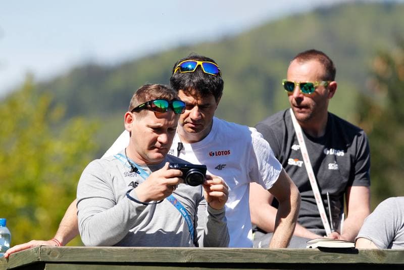 Ski Jumping. Poland national team. Training. 12.05.2016
