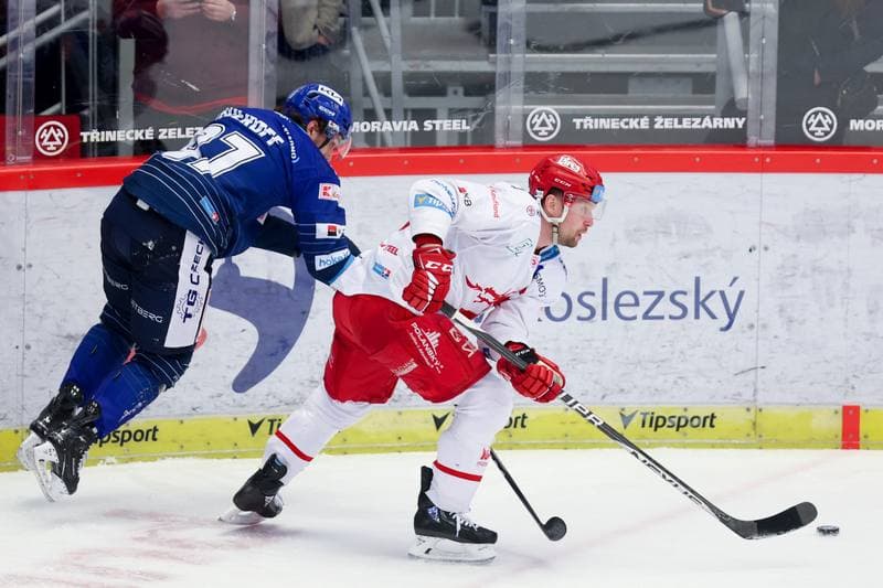 Ice Hockey. Tipsport Extraliga. Ocelari Trinec - Rytri Kladno. 31.01.2024