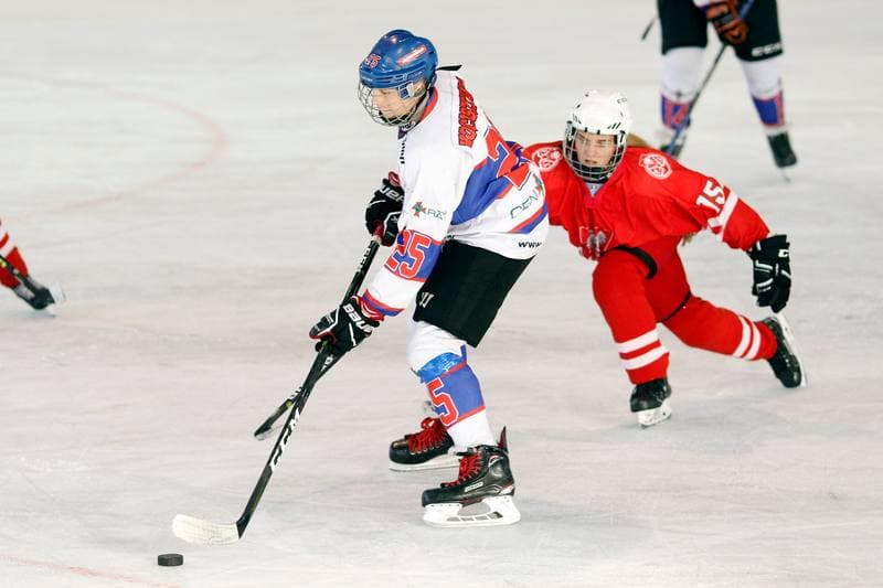 Ice Hockey. Slaska Liga Mlodzikow. Polonia Bytom - Reprezentacja Polski Kobiet. 06.09.2018