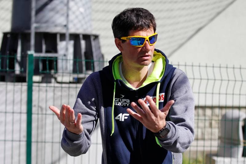 Ski Jumping. Poland national team. Training. 12.05.2016