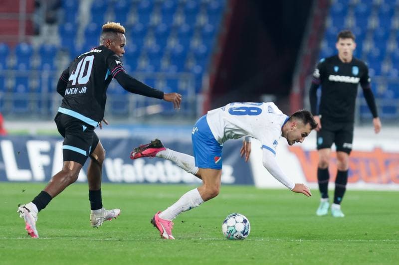 Football. Fortuna:Liga. Banik Ostrava - Viktoria Plzen. 13.02.2024