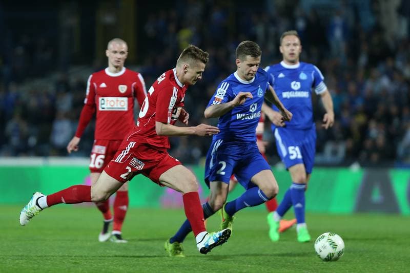 Football. Ekstraklasa. Ruch Chorzow - Piast Gliwice. 11.05.2016