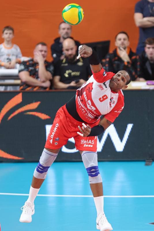 Volleyball. CEV Champions League. Jastrzebski Wegiel - Gas Sales Daiko Piacenza. 28.02.2024