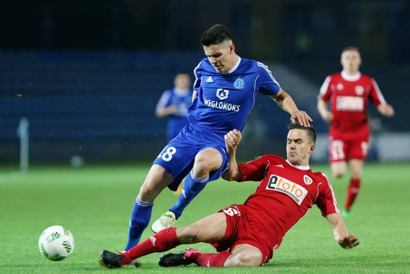 Football. Ekstraklasa. Ruch Chorzow - Piast Gliwice. 11.05.2016