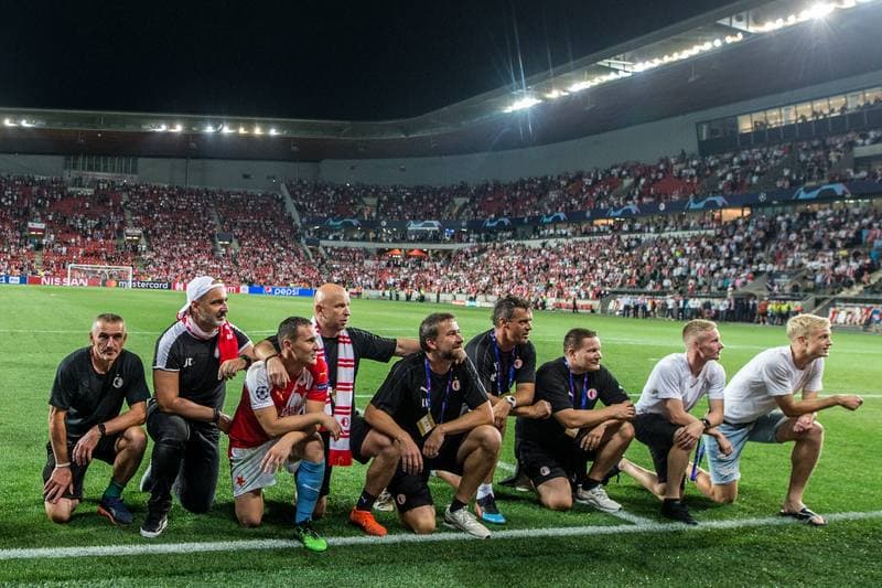Football. UEFA Champions League. Slavia Prague - CFR Cluj. 28.08.2019