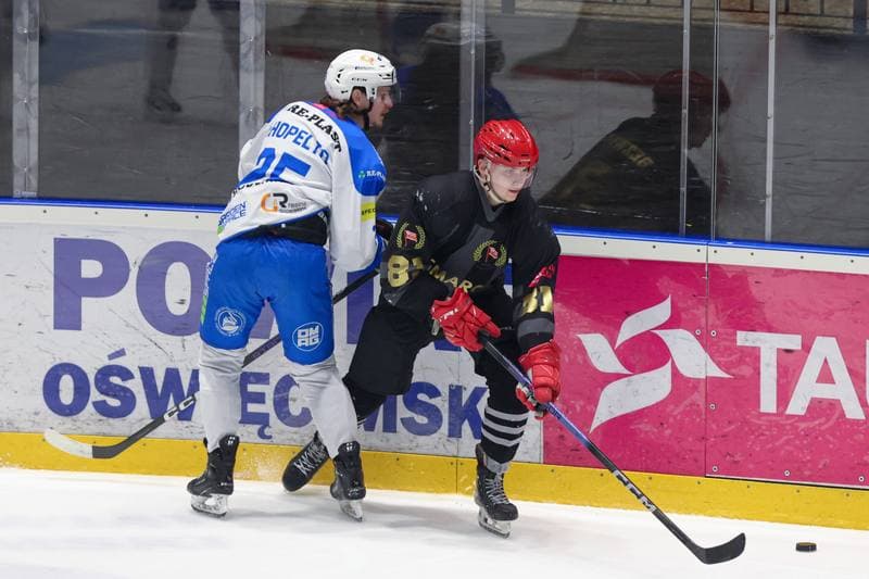 Ice Hockey. Tauron Hokej Liga. Re-Plast Unia Oswiecim - Comarch Cracovia. 14.03.2024