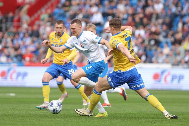 Football. Fortuna:Liga. Banik Ostrava - FK Teplice. 31.03.2024