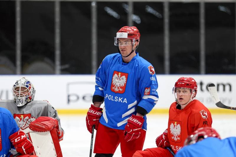 Ice Hockey. Poland national team. Training. 22.04.2024