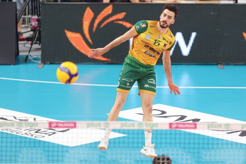 Volleyball. PlusLiga. Jastrzebski Wegiel - Aluron CMC Warta Zawiercie. 28.04.2024