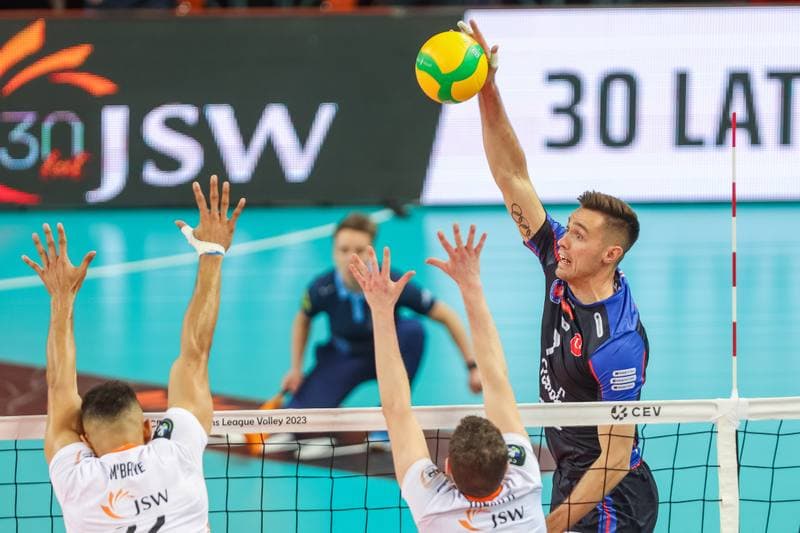Volleyball. CEV Champions League. Jastrzebski Wegiel - Halbank Ankara. 04.05.2023